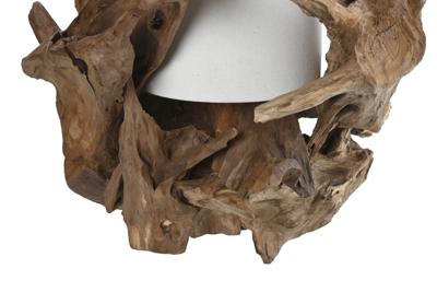 Bureaulamp Home ESPRIT Ijzer Teakhout 30 X 55 X 80 cm