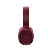 havit HavitH2590BTPROdraadloze Bluetooth-hoofdtelefoon (rood) - thumbnail