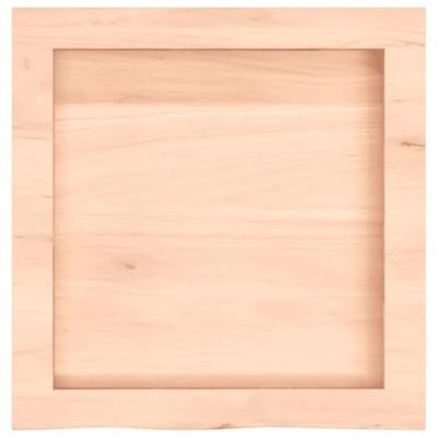 VidaXL Wastafelblad 40x40x(2-4) cm onbehandeld massief hout VidaXL Wastafelblad 40x40x(2-4) cm onbehandeld massief hout