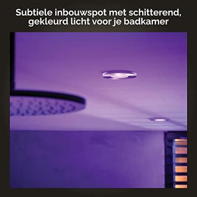 Philips Hue LED-inbouwlamp 871951435534700 Hue White & Col. Amb. Xamento Einbauspot silber 1er LED vast ingebouwd 5.7 W