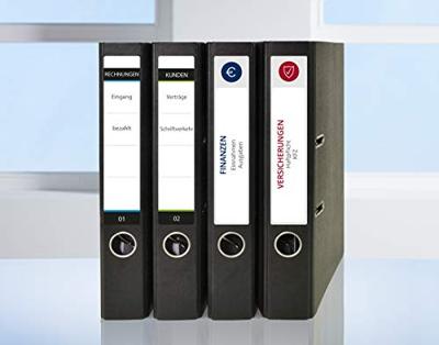 Avery-Zweckform L4760-100 38 x 192 mm Papier Wit 700 stuk(s) Permanent hechtend Ordneretiketten 100 vel DIN A4