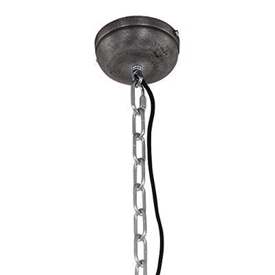 Steinhauer Hanglamp Bikkel XXL antiekbruin met nikkel 7834B