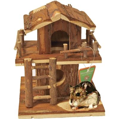 Hamsterhuis boomhut natural 22 cm Gebr. de Boon - Gebr de boon