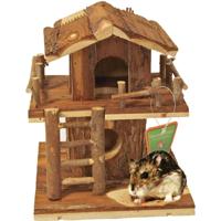 Hamsterhuis boomhut natural 22 cm Gebr. de Boon - Gebr de boon - thumbnail
