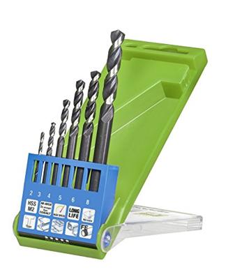 kwb 258806 HSS Metaal-spiraalboorset 6-delig 2 mm, 3 mm, 4 mm, 5 mm, 6 mm, 8 mm M2 DIN 338 Cilinderschacht 1 stuk(s) kwb 258806 HSS Metaal-spiraalboorset 6-delig 2 mm, 3 mm, 4 mm, 5 mm, 6 mm, 8 mm M2 DIN 338 Cilinderschacht 1 stuk(s)
