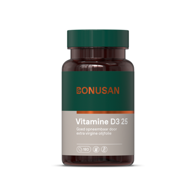 Bonusan Vitamine D3 25 Softgels