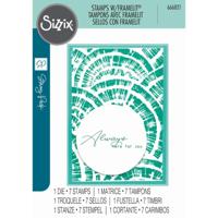 Sizzix • creative coordinations clear stamps with framelits radiance 8pcs - thumbnail