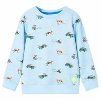 VidaXL Kindertrui 104 gemêleerd lichtblauw - thumbnail