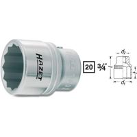 HAZET Dopsleutel 1000Z-41 · 3/4 inch (20 mm) vierkant hol · Buitentwaalfkant profiel · SW 41 mm - thumbnail