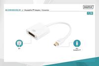 Mini DisplayPort naar DVI-Adapter Digitus AK-340406-001-W Wit Zwart - thumbnail