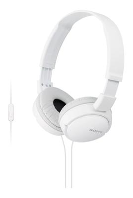 SONY MDRZX110AP/W Headphones W/Mic & Remote White