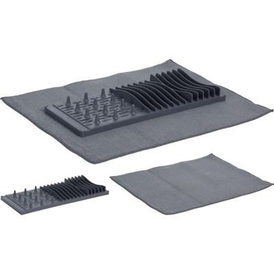 Afdruiprek met afdruipmat 2 stuks