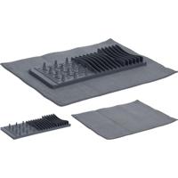 Afdruiprek met afdruipmat 2 stuks - thumbnail