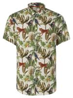 No Excess regular fit overhemd met all over print 010 white - thumbnail
