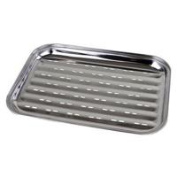 BBQ Grill Tray 34.5x24.5x2.7 cm RVS - thumbnail