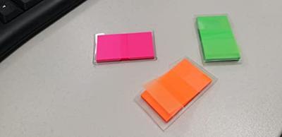 OFFICE products index, 25 x 43 mm, ophangzakje van 50 tabs, groen