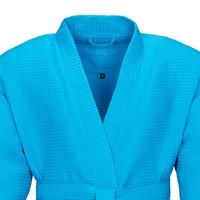 Vossen Vossen Unisex badjas ROM Pique-U turquoise L - thumbnail