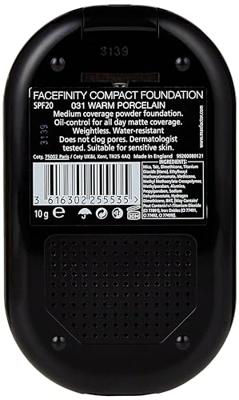 Max Factor Facefinity Compact Foundation 10 g 031 Warm Porcelain Dames
