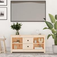 Tv-meubel 103x36,5x52 cm massief grenenhout - thumbnail