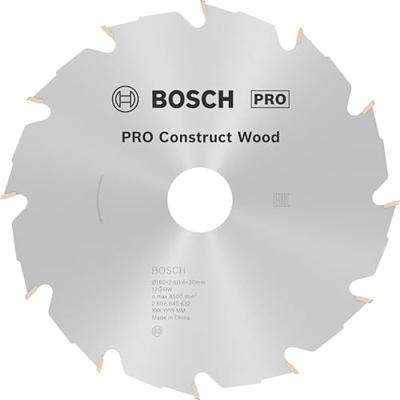 Bosch Professional Cirkelzaagblad PRO Construct Wood | Ø 180 x 2,6 x 30mm 12T - 2608640632 Bosch Professional Cirkelzaagblad PRO Construct Wood | Ø 180 x 2,6 x 30mm 12T - 2608640632