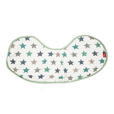 Nuby slabbetje en spuugdoekje 2-in-1 junior 30 cm katoen groen Nuby slabbetje en spuugdoekje 2-in-1 junior 30 cm katoen groen