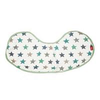 Nuby slabbetje en spuugdoekje 2-in-1 junior 30 cm katoen groen - thumbnail