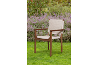 Teak tuinstoel Riau (set van 2 stoelen) Tuindeco - Tuindeco - thumbnail