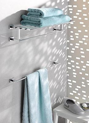 GROHE Essentials Cube Handdoekhouder - 60cm - chroom 40509001 GROHE Essentials Cube Handdoekhouder - 60cm - chroom 40509001