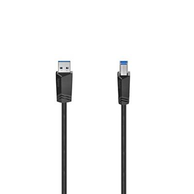 Hama USB-KABEL, USB 3.0, 5 GBIT/S, 1,50 M Kabel Zwart