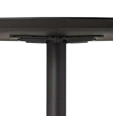 ALTEREGO CHEF Ronde bureautafel - Zwart