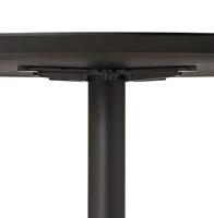 ALTEREGO CHEF Ronde bureautafel - Zwart - thumbnail