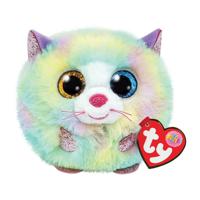 TY Puffies Knuffel Kat Heather 10 cm - thumbnail