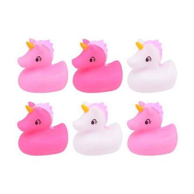 Johntoy Happy world eenhoorn badfiguren, 6st.
