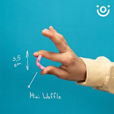 MARIOINEX Mini Waffle-blokjes, 140 stuks