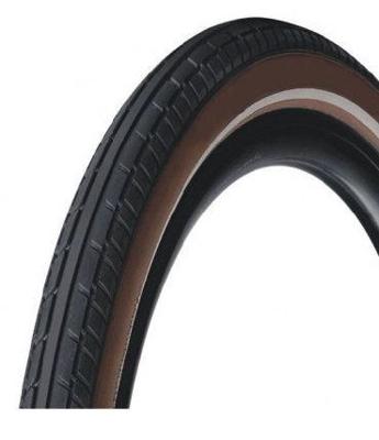 Deli tire buitenband 24x2.125 57-507 zwart/bruin sa-238 reflectie