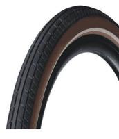 Deli tire buitenband 24x2.125 57-507 zwart/bruin sa-238 reflectie - thumbnail