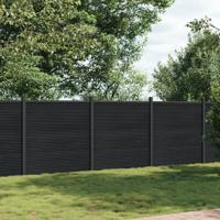 Schuttingpaneel 526x186 cm HKC grijs - thumbnail