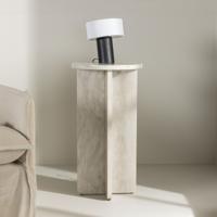 Nohr Zuil 'Jenelle' Marmerlook, 75cm hoog - thumbnail