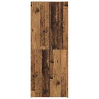 Kantoorkast met plank Oudhout 70 x 32 x 77.5 cm Bewerkt hout - thumbnail