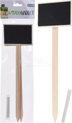 Plantenlabel Hout Krijtbord 2st Plantenlabel Hout Krijtbord 2st