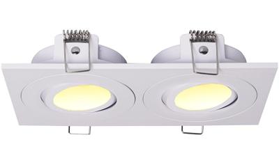 Inbouwspot Dubbel BWS Spears Dimbaar IP65 Mat Wit