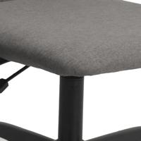 Kantoorstoel stof donkergrijs - thumbnail