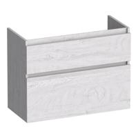 Brauer Delight - Onderkast Ondiep - 80 cm - met 2 Softclose Lades Greeploos en 1 Sifon Uitsparing - Forest Seashell - thumbnail