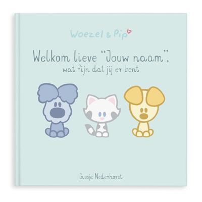 Woezel & Pip babyboek met naam en foto - Hardcover