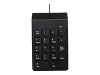 Gembird KPD-U-03 numeriek toetsenbord Notebook/pc USB Zwart - thumbnail