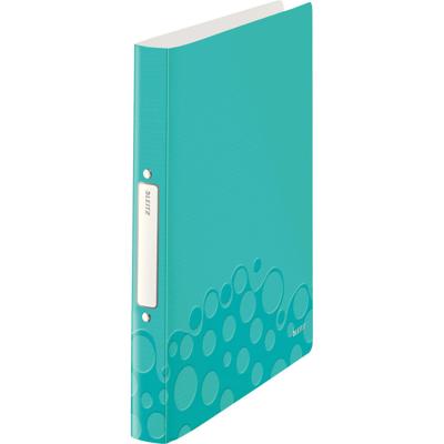 Leitz WOW ringmap, uit PP, ft A4, ijsblauw