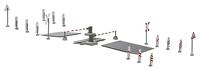Viessmann Modelltechnik 5108 H0 Spoorwegovergang Bouwpakket - thumbnail