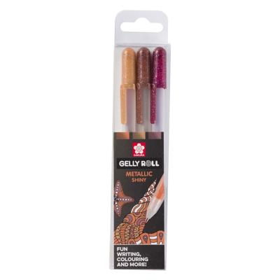 Sakura gelly roll metallic set 3 gelpennen nature Sakura gelly roll metallic set 3 gelpennen nature