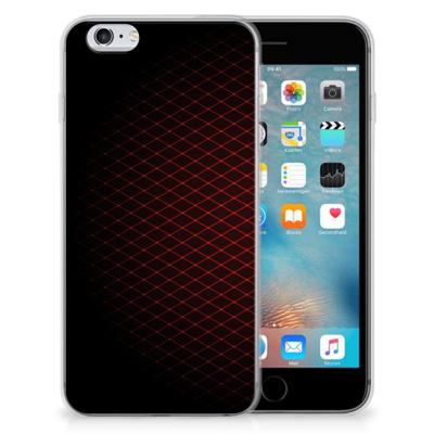 Apple iPhone 6 | 6s | TPU bumper | Geruit Rood Apple iPhone 6 | 6s | TPU bumper | Geruit Rood