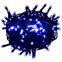Lichtslinger met 2000 LED's blauw 200 m PVC - thumbnail